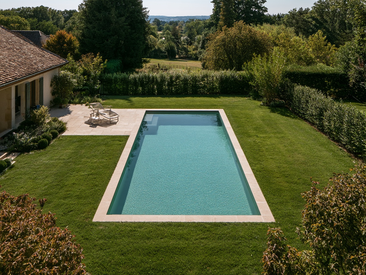 Piscine réalisée en Haute-Saône